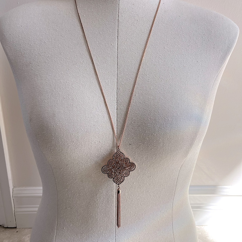 Lane Bryant tassel necklace